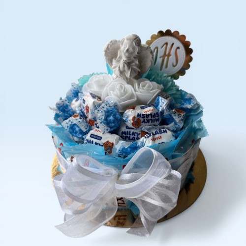 komunijny zestaw premium, słodki bukiet na komunię, box komunijny, prezent komunia dla dziewczynki, prezent komunia dla chłopca, box prezentowy, bukiet komunia, box komunia